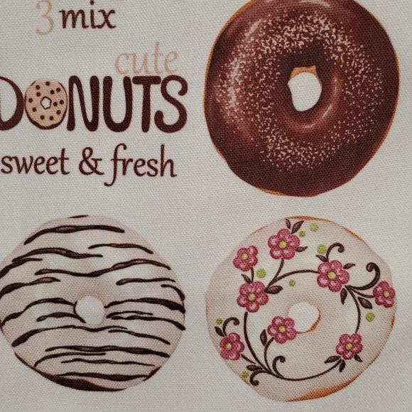 Sweet Treats Donuts Multipurpose tote bag for travel books beach vacation laptop - Picture 5 of 5